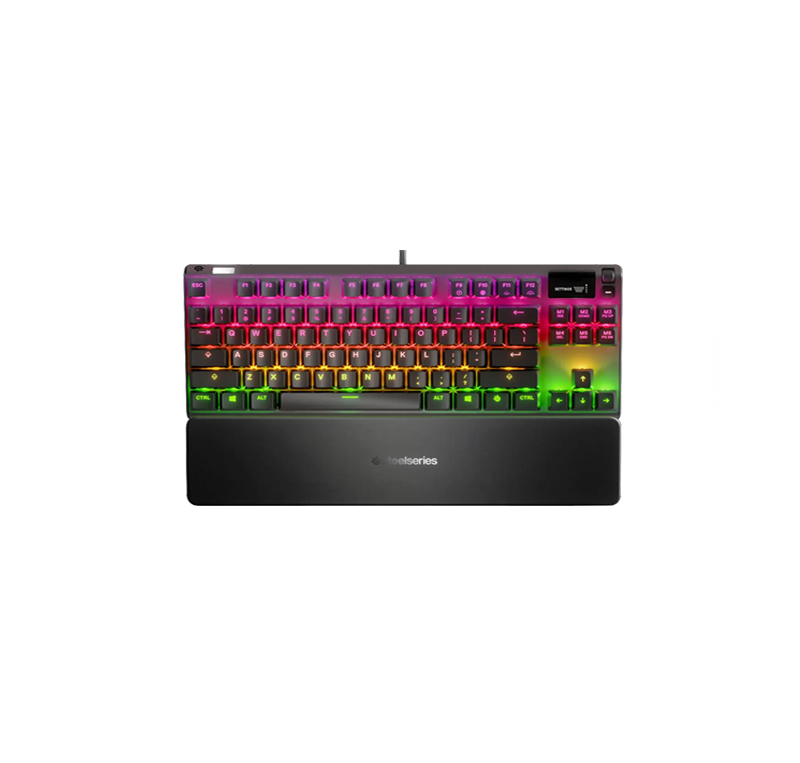 STEELSERIES APEX 7 TKL Linear and Quiet Hybrid Red Switch Mechanical ...